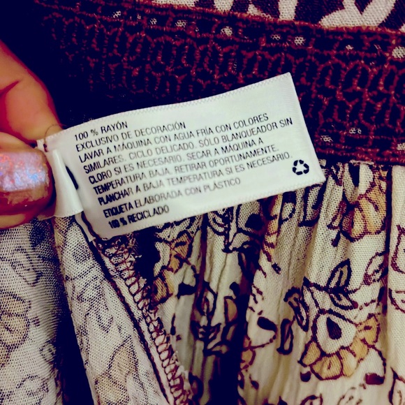 Knox Rose Boho Dress Tunic Top - Picture 9 of 10